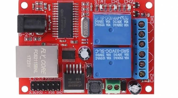 LAN remote control module